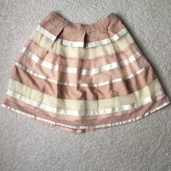 RYU Grosgrain Ribbon Cream Skirt size Med - Picture 8 of 12